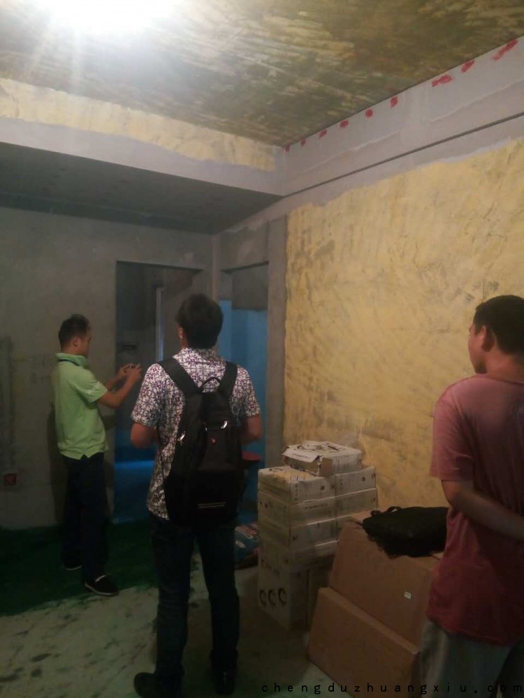 尊龙凯时新双城工地防水验收